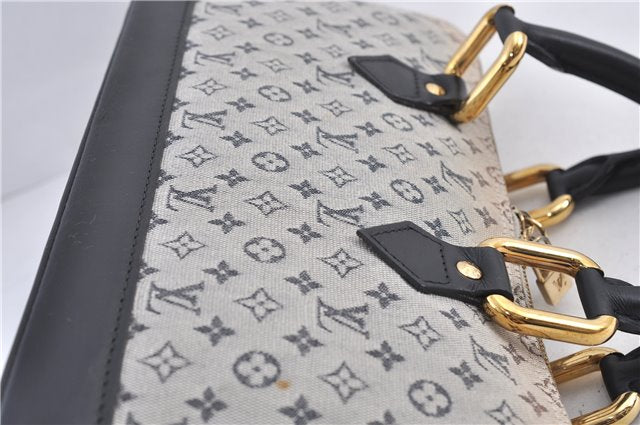 Authentic LOUIS VUITTON Monogram Mini Alma Ron Hand Bag Blue M92205 LV 5744C