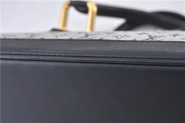 Authentic LOUIS VUITTON Monogram Mini Alma Ron Hand Bag Blue M92205 LV 5744C