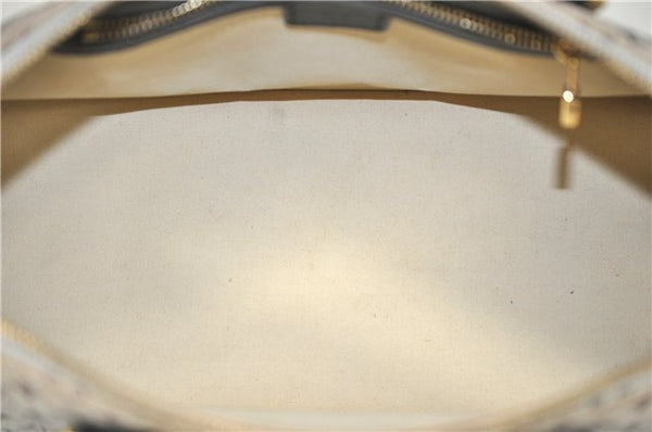 Authentic LOUIS VUITTON Monogram Mini Alma Ron Hand Bag Blue M92205 LV 5744C