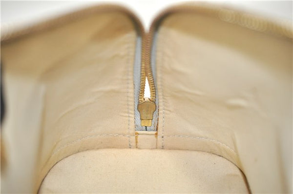 Authentic LOUIS VUITTON Monogram Mini Alma Ron Hand Bag Blue M92205 LV 5744C