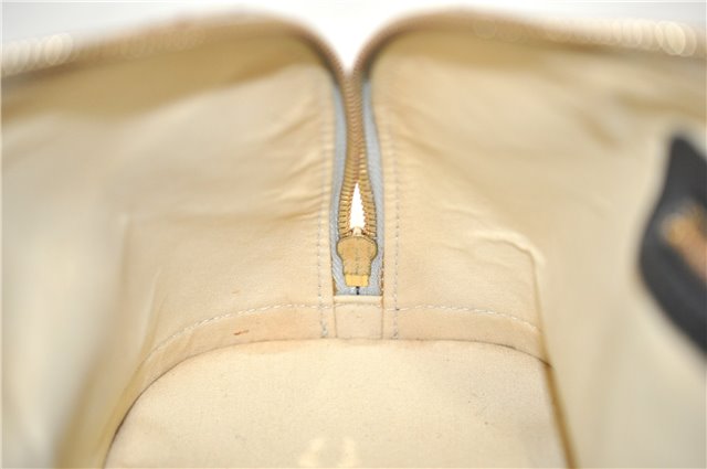 Authentic LOUIS VUITTON Monogram Mini Alma Ron Hand Bag Blue M92205 LV 5744C