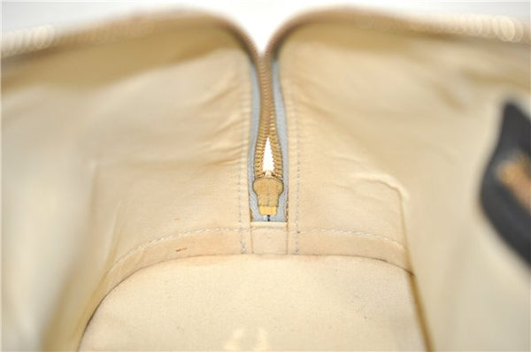 Authentic LOUIS VUITTON Monogram Mini Alma Ron Hand Bag Blue M92205 LV 5744C