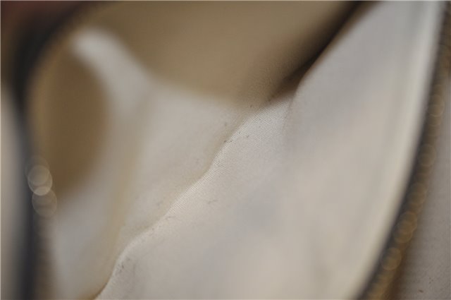 Authentic LOUIS VUITTON Monogram Mini Alma Ron Hand Bag Blue M92205 LV 5744C