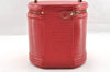 Authentic Louis Vuitton Epi Cannes Red Cosmetic Hand Bag Purse M48037 LV 5744I