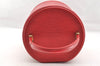 Authentic Louis Vuitton Epi Cannes Red Cosmetic Hand Bag Purse M48037 LV 5744I