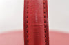 Authentic Louis Vuitton Epi Cannes Red Cosmetic Hand Bag Purse M48037 LV 5744I