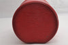 Authentic Louis Vuitton Epi Cannes Red Cosmetic Hand Bag Purse M48037 LV 5744I