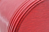 Authentic Louis Vuitton Epi Cannes Red Cosmetic Hand Bag Purse M48037 LV 5744I