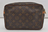 Authentic Louis Vuitton Monogram Compiegne 23 Clutch Hand Bag M51847 LV 5745I