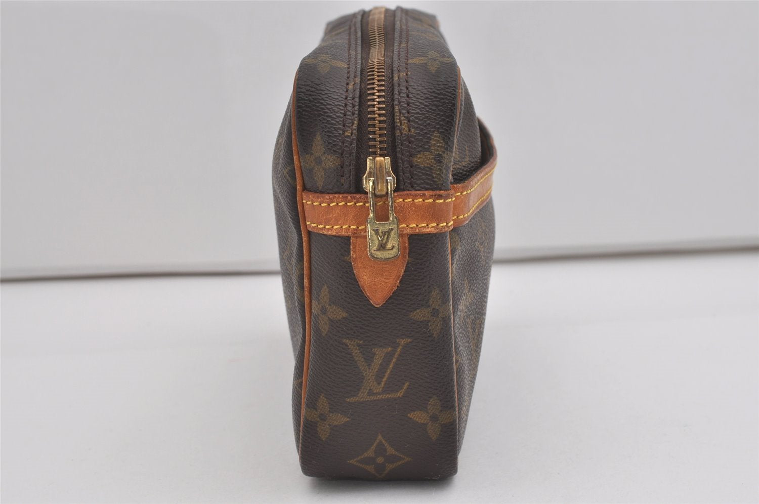 Authentic Louis Vuitton Monogram Compiegne 23 Clutch Hand Bag M51847 LV 5745I