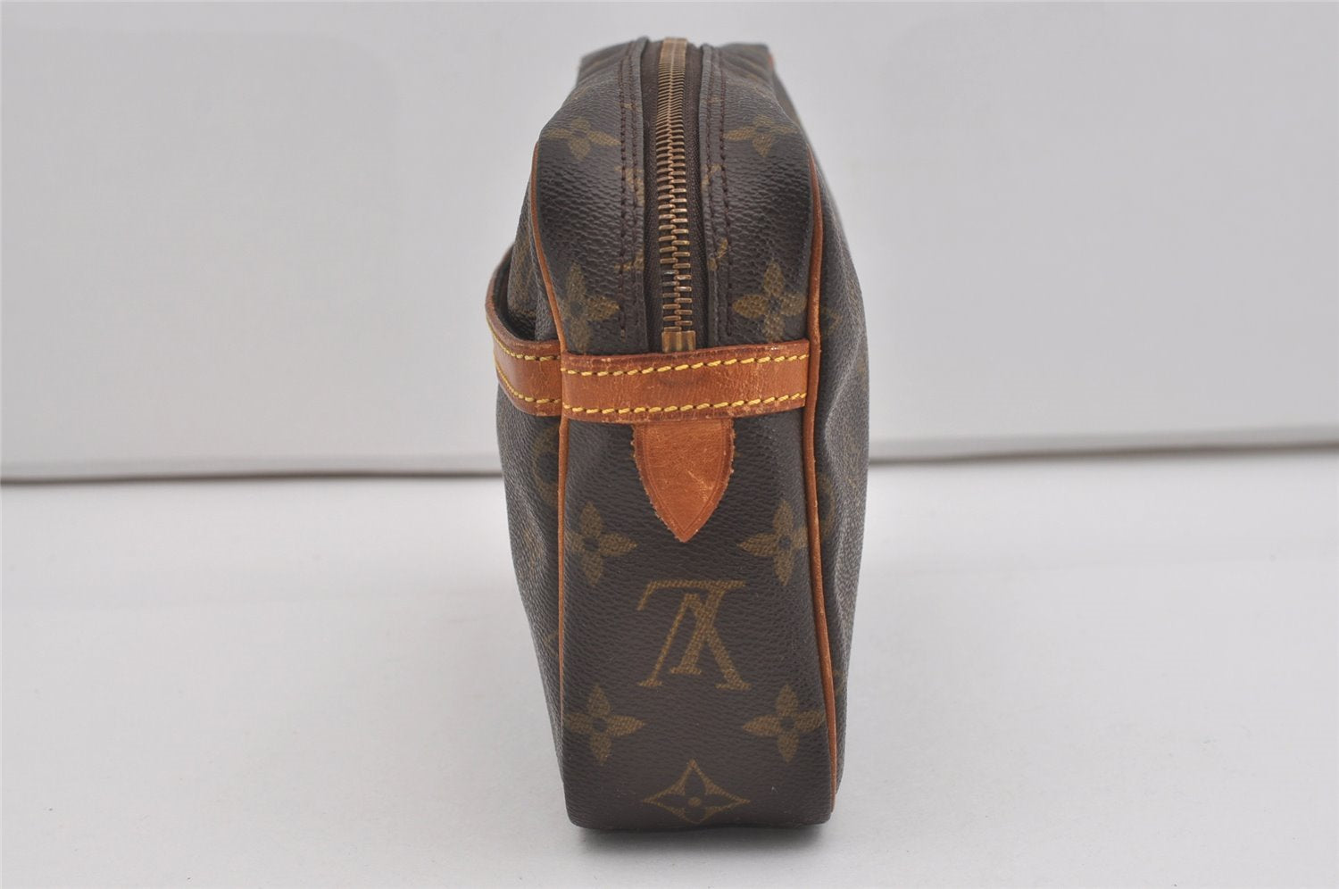 Authentic Louis Vuitton Monogram Compiegne 23 Clutch Hand Bag M51847 LV 5745I