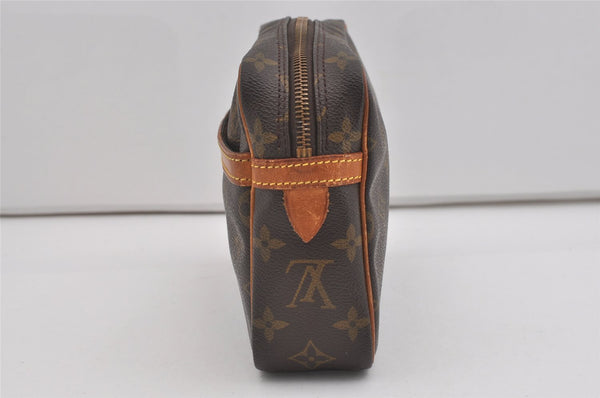 Authentic Louis Vuitton Monogram Compiegne 23 Clutch Hand Bag M51847 LV 5745I