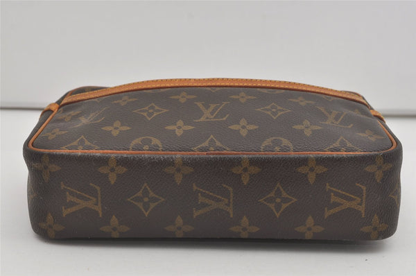 Authentic Louis Vuitton Monogram Compiegne 23 Clutch Hand Bag M51847 LV 5745I
