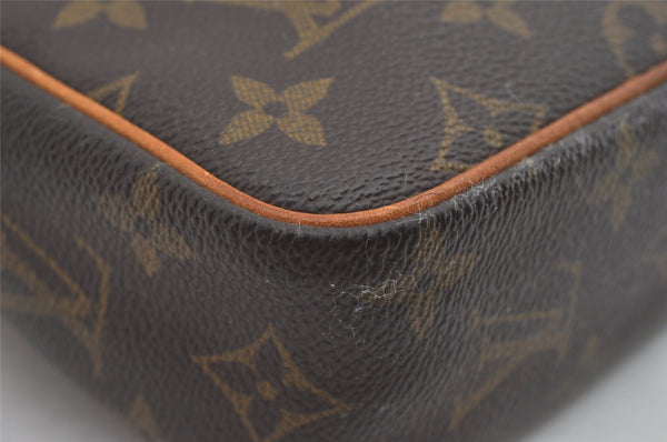 Authentic Louis Vuitton Monogram Compiegne 23 Clutch Hand Bag M51847 LV 5745I