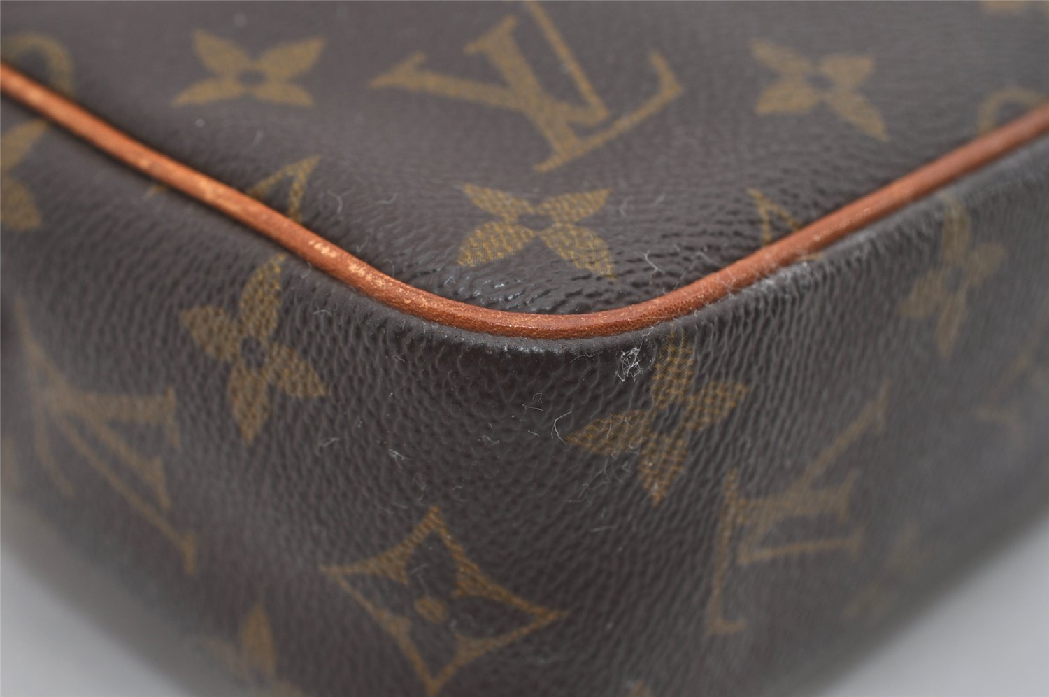 Authentic Louis Vuitton Monogram Compiegne 23 Clutch Hand Bag M51847 LV 5745I