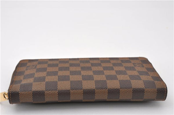 Authentic Louis Vuitton Damier Zippy Organizer Long Wallet Purse N60003 LV 5746F