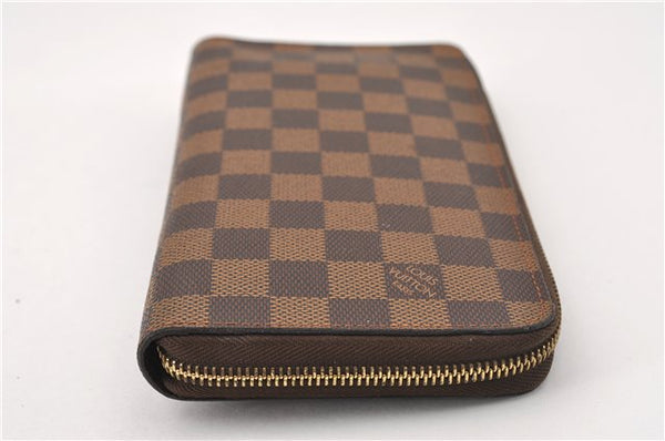 Authentic Louis Vuitton Damier Zippy Organizer Long Wallet Purse N60003 LV 5746F