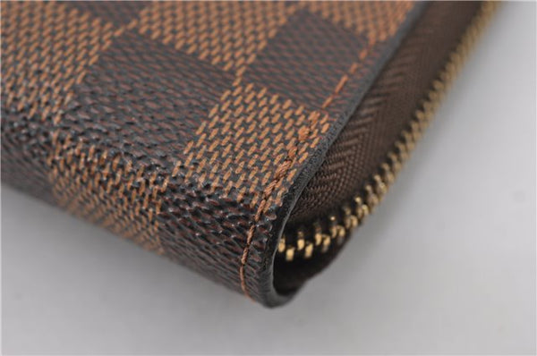 Authentic Louis Vuitton Damier Zippy Organizer Long Wallet Purse N60003 LV 5746F