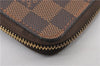 Authentic Louis Vuitton Damier Zippy Organizer Long Wallet Purse N60003 LV 5746F