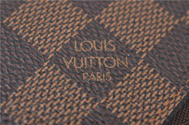 Authentic Louis Vuitton Damier Zippy Organizer Long Wallet Purse N60003 LV 5746F