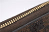 Authentic Louis Vuitton Damier Zippy Organizer Long Wallet Purse N60003 LV 5746F