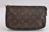 Authentic Louis Vuitton Monogram Pochette Accessoires Pouch M51980 LV 5746I