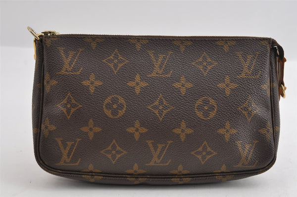Authentic Louis Vuitton Monogram Pochette Accessoires Pouch M51980 LV 5746I