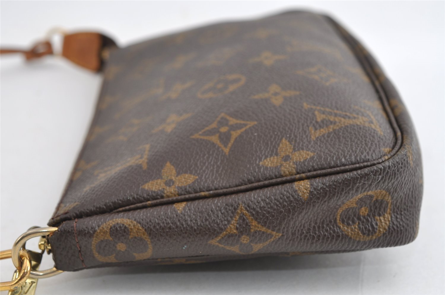 Authentic Louis Vuitton Monogram Pochette Accessoires Pouch M51980 LV 5746I