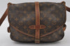Authentic Louis Vuitton Monogram Saumur 30 Shoulder Cross Bag M42256 LV 5747I