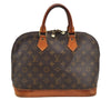 Authentic Louis Vuitton Monogram Alma Hand Bag Purse M51130 LV 5748I