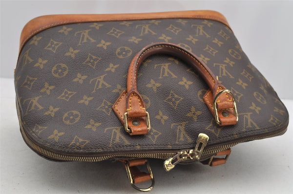 Authentic Louis Vuitton Monogram Alma Hand Bag Purse M51130 LV 5748I