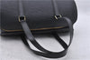 Authentic Louis Vuitton Epi Soufflot Black Hand Bag M52222 LV 5749D