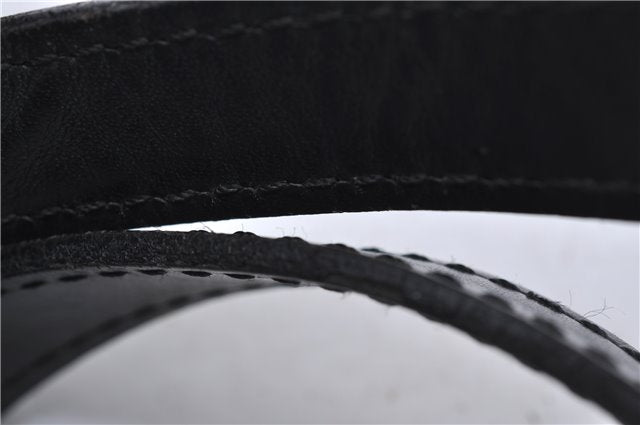 Authentic Louis Vuitton Epi Soufflot Black Hand Bag M52222 LV 5749D