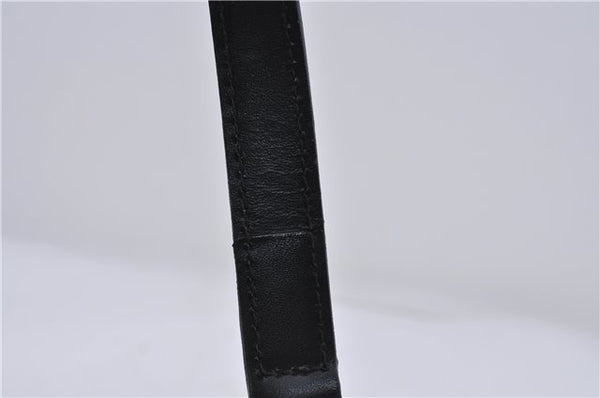 Authentic Louis Vuitton Epi Soufflot Black Hand Bag M52222 LV 5749D