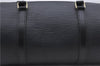 Authentic Louis Vuitton Epi Soufflot Black Hand Bag M52222 LV 5749D