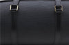 Authentic Louis Vuitton Epi Soufflot Black Hand Bag M52222 LV 5749D