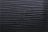 Authentic Louis Vuitton Epi Soufflot Black Hand Bag M52222 LV 5749D