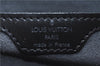 Authentic Louis Vuitton Epi Soufflot Black Hand Bag M52222 LV 5749D