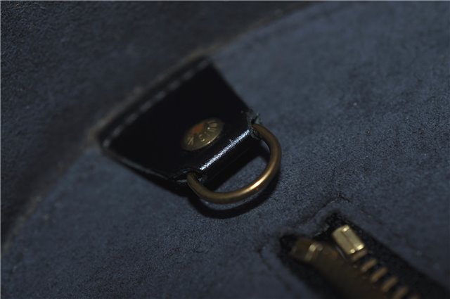 Authentic Louis Vuitton Epi Soufflot Black Hand Bag M52222 LV 5749D