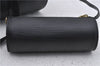Authentic Louis Vuitton Epi Soufflot Black Hand Bag M52222 LV 5749D