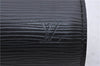 Authentic Louis Vuitton Epi Soufflot Black Hand Bag M52222 LV 5749D