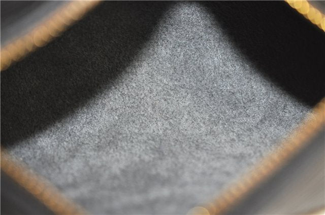 Authentic Louis Vuitton Epi Soufflot Black Hand Bag M52222 LV 5749D