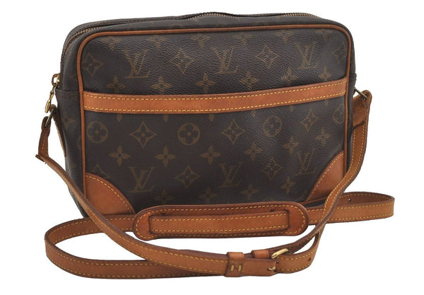 Authentic Louis Vuitton Monogram Trocadero 27 Shoulder Cross Bag M51274 LV 5749I