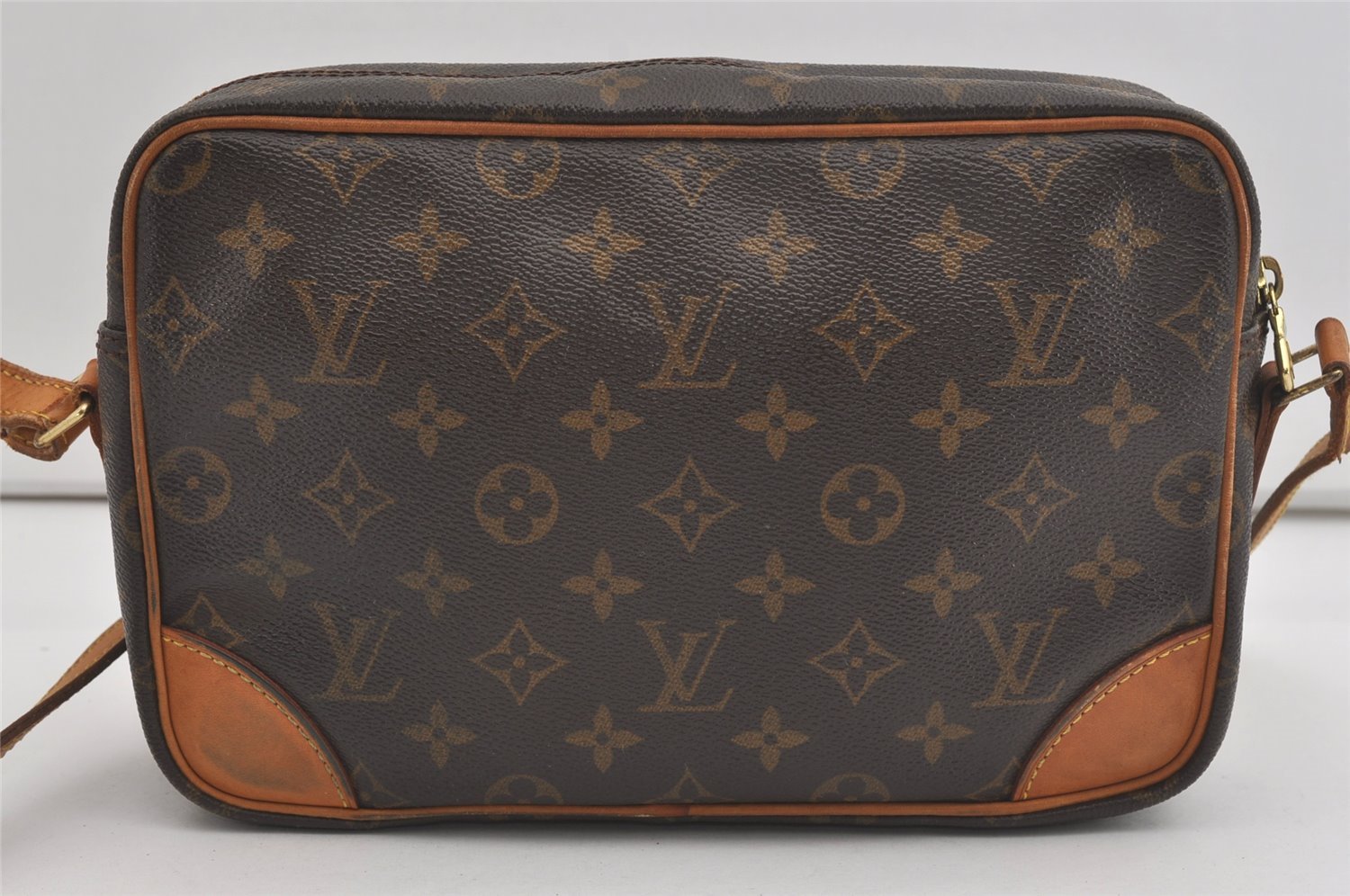 Authentic Louis Vuitton Monogram Trocadero 27 Shoulder Cross Bag M51274 LV 5749I