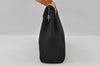 Authentic HERMES Her Bag PM & PM 2Way Shoulder Hand Bag Black Beige 5751I