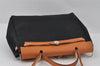 Authentic HERMES Her Bag PM & PM 2Way Shoulder Hand Bag Black Beige 5751I