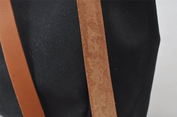 Authentic HERMES Her Bag PM & PM 2Way Shoulder Hand Bag Black Beige 5751I