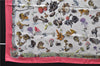 Authentic HERMES Carre 90 Scarf "Champignon" Silk Pink 5754D
