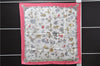 Authentic HERMES Carre 90 Scarf "Champignon" Silk Pink 5754D