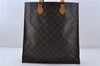 Authentic LOUIS VUITTON Monogram Sac Plat Hand Bag M51140 LV Junk 5755C